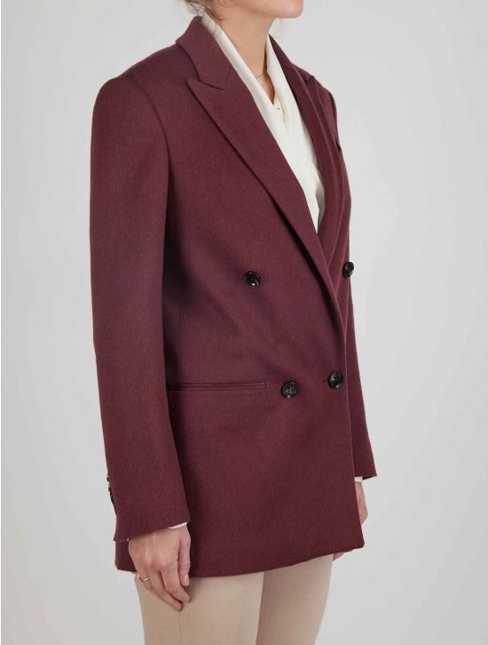 Kiton Kiton Burgundy Cashmere Ea Blazer Burgundy 001