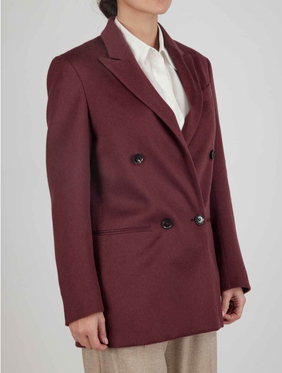 Kiton Kiton Burgundy Cashmere Ea Blazer Burgundy 001