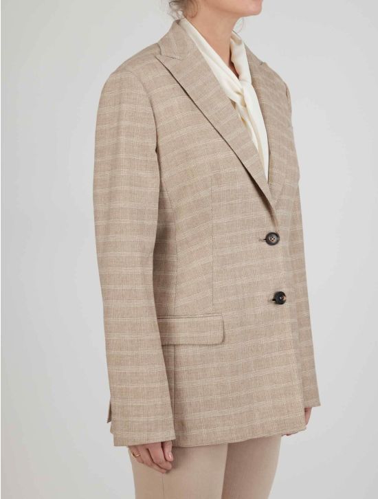 Kiton Kiton Beige Wool Cashmere Ea Blazer Beige 001