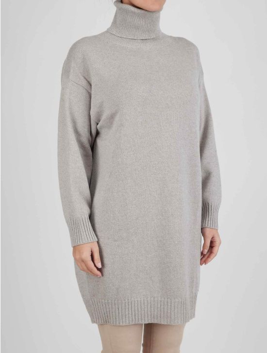 Kiton Kiton Gray Cashmere Sweater Turtleneck Gray 001