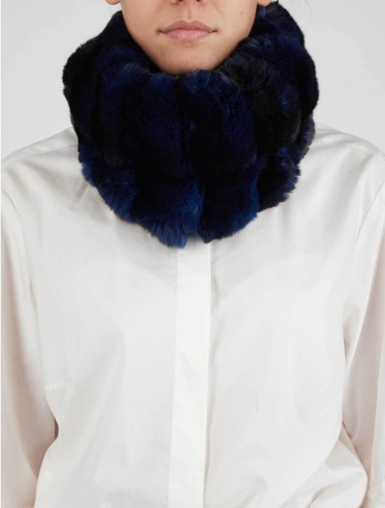 Kiton Kiton Blue Chinchilla Scarf Blue 000