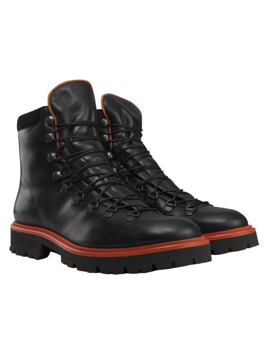 Kiton Kiton Black Leather Boots Black 000