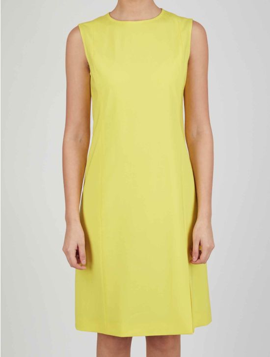 Kiton Kiton Yellow Virgin Wool Ea Dress Yellow 000