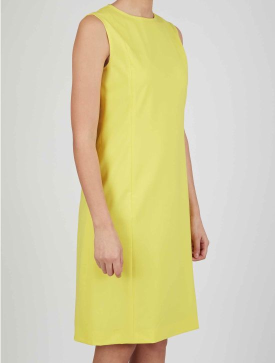 Kiton Kiton Yellow Virgin Wool Ea Dress Yellow 001