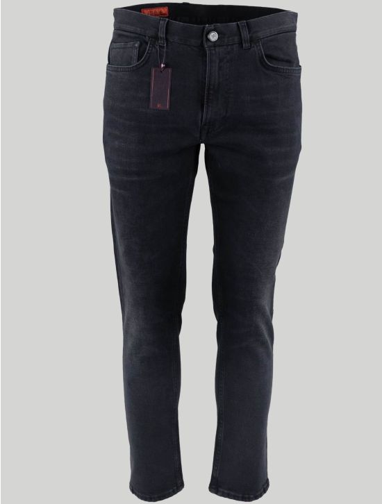 Isaia Isaia Dark Blue Cotton Ea Jeans Dark Blue 000