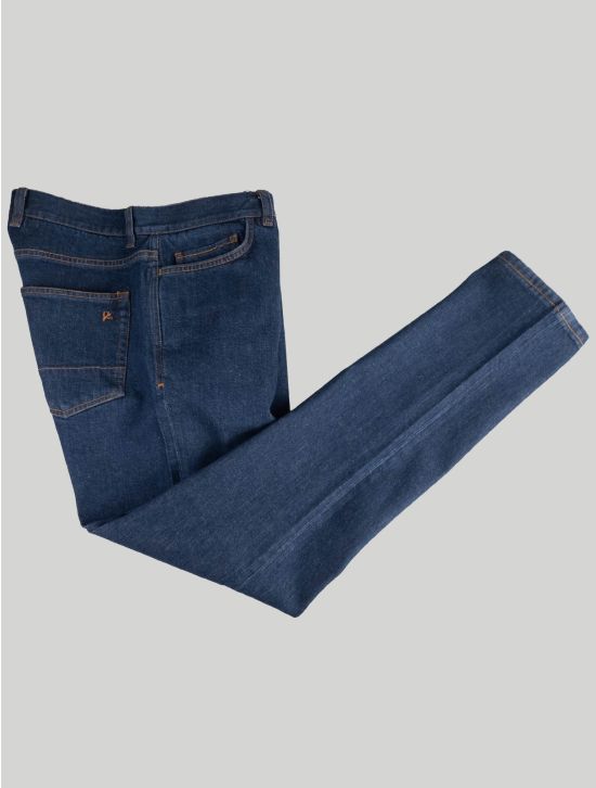 Isaia Isaia Blue Cotton Ea Jeans Blue 000