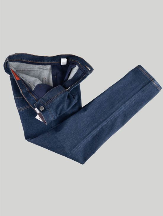 Isaia Isaia Blue Cotton Ea Jeans Blue 001