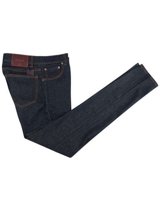 Isaia Isaia Blue Cotton Ea Jeans Blue 000