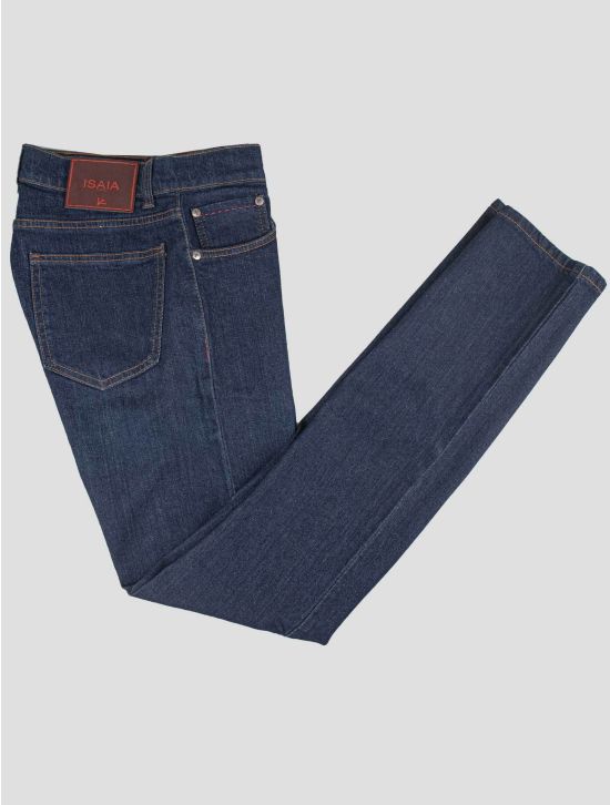 Isaia Isaia Blue Cotton Ea Jeans Blue 000