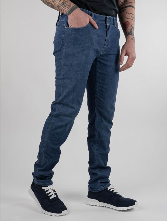 Barmas Barmas Blue Cotton Ea Jeans Blue 001