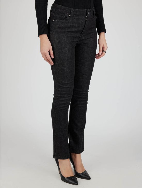 Kiton Kiton Black Cotton Cashmere Ea Jeans Black 001