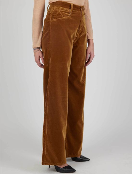 Kiton Kiton Brown Cotton Ea Velvet Pants Brown 001