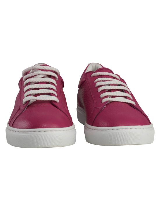 Kiton Kiton Fuchsia Leather Sneakers Fuchsia 001