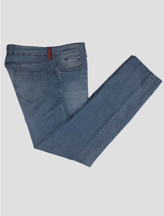 Isaia Isaia Blue Cotton Ea Jeans Blue 000