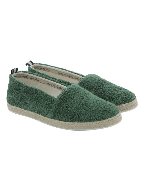 FeFè Napoli Fefè Green Canvas Espadrillas Green 000