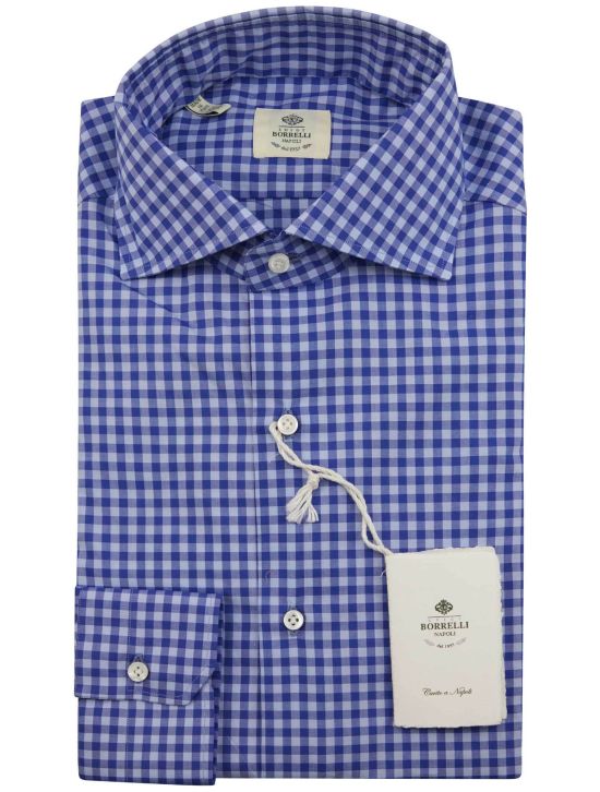 Luigi Borrelli Luigi Borrelli Blue Cotton Shirt Blue 000