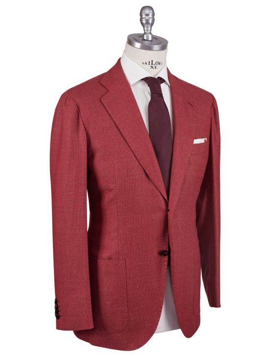 Kiton Kiton Red Cashmere Blazer Red 001