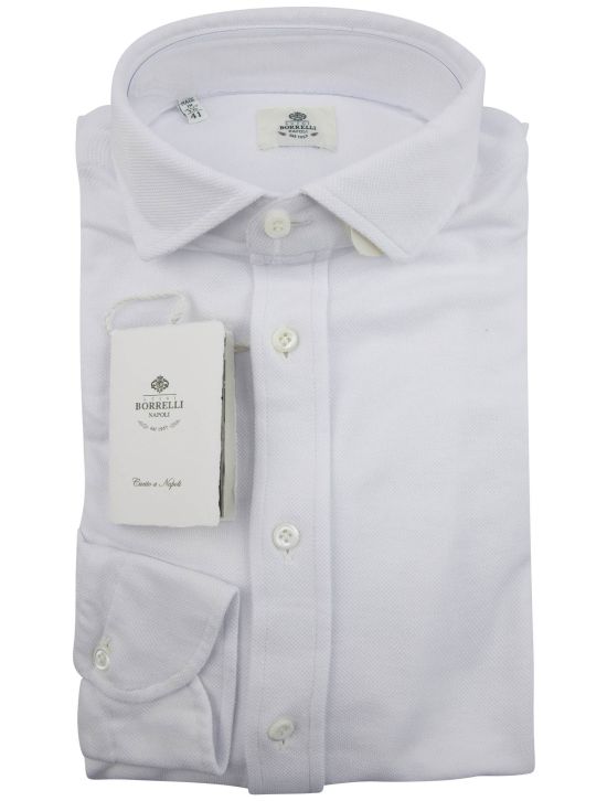 Luigi Borrelli Luigi Borrelli White Cotton Shirt White 000