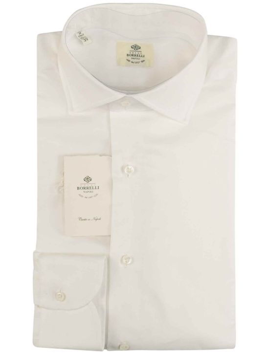 Luigi Borrelli Luigi Borrelli White Cotton Shirt White 000