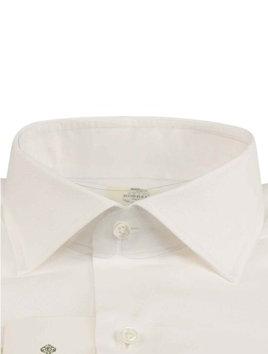 Luigi Borrelli Luigi Borrelli White Cotton Shirt White 001