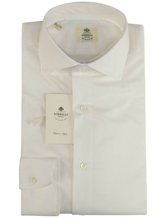 Luigi Borrelli Luigi Borrelli White Cotton Shirt White 000