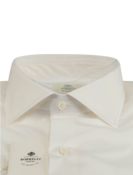 Luigi Borrelli Luigi Borrelli White Cotton Shirt White 001