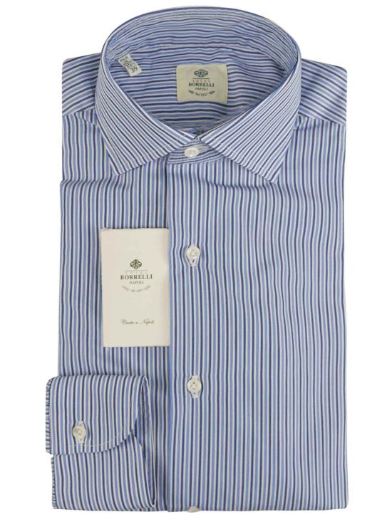 Luigi Borrelli Luigi Borrelli Multicolor Cotton Shirt Multicolor 000