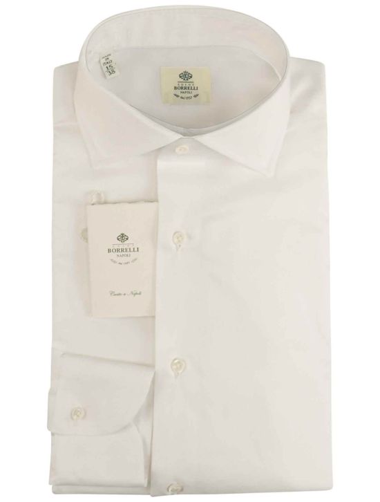 Luigi Borrelli Luigi Borrelli White Cotton Shirt White 000