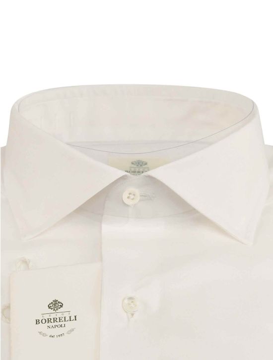 Luigi Borrelli Luigi Borrelli White Cotton Shirt White 001