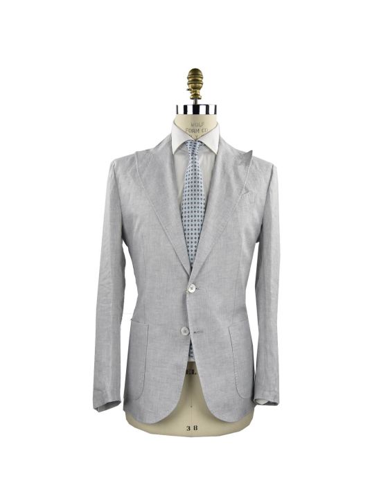 FeFè Napoli FEFÉ Gray Linen Blazer Gray 000