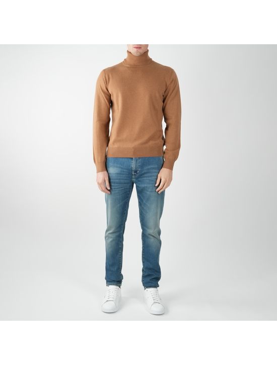 Fioroni Fioroni Beige Cashmere Sweater Turtleneck Beige 001