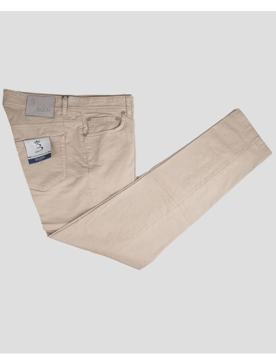 Barba Napoli Barba Napoli Beige Cotton Lycra Jeans Beige 000