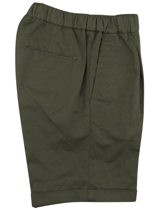 Luigi Borrelli Luigi Borrelli Green Cotton Linen Ea Short Pant Green 000