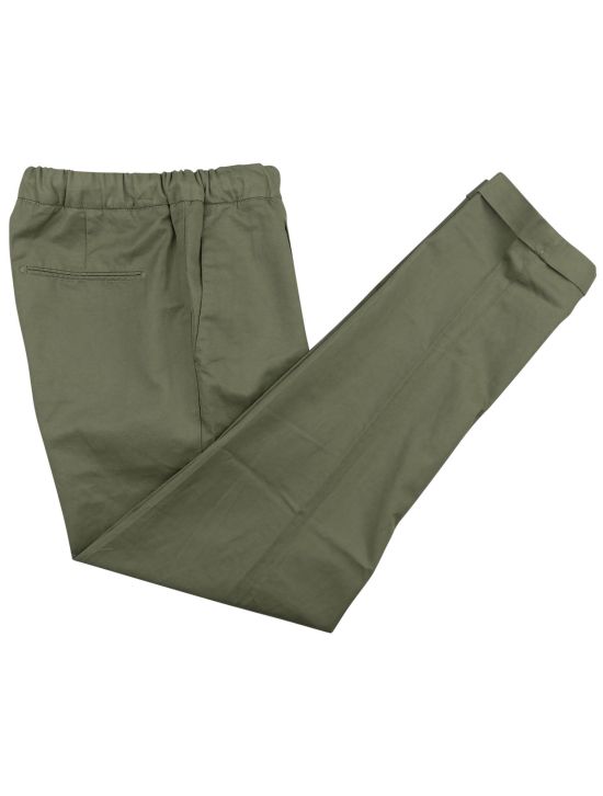 Luigi Borrelli Luigi Borrelli Green Cotton Linen Ea Pant Green 000