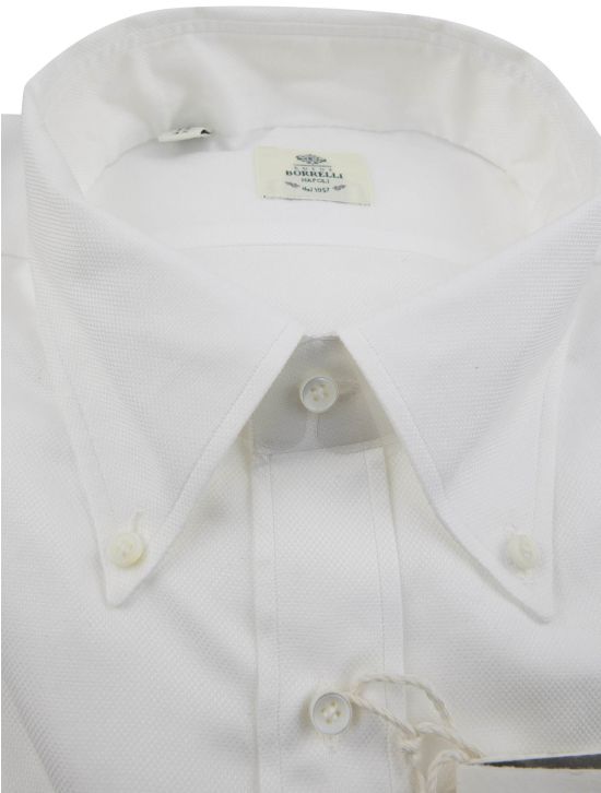 Luigi Borrelli Luigi Borrelli White Cotton Shirt White 001