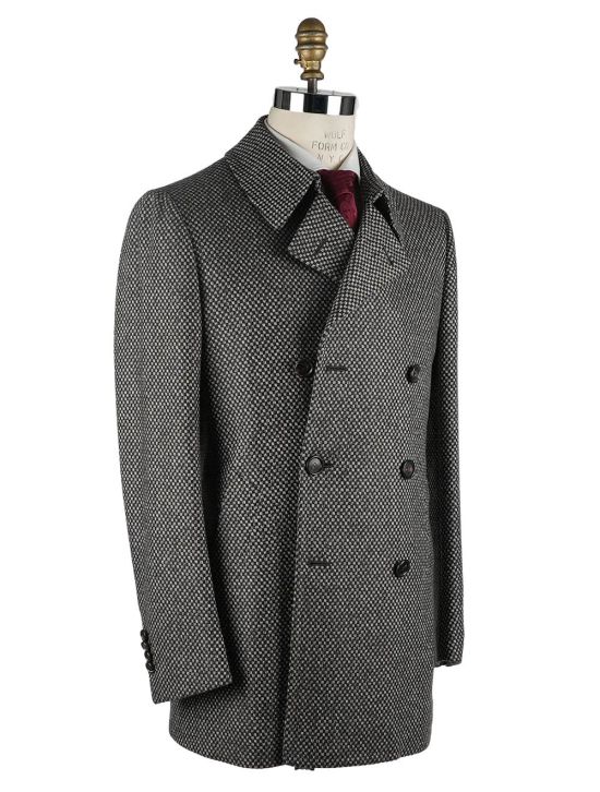 Cesare Attolini Cesare Attolini Multicolor Wool Cashmere Ea Overcoat Double Brested Multicolor 001