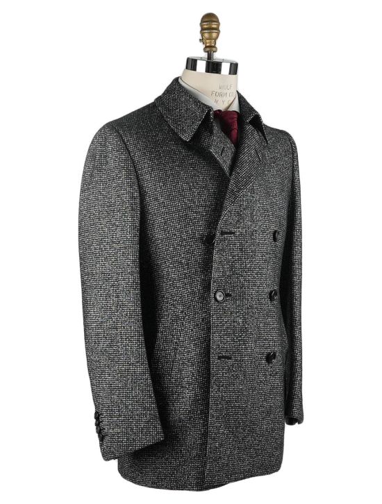 Cesare Attolini Cesare Attolini Multicolor Lama Wool Pa Overcoat Double Breasted Multicolor 001