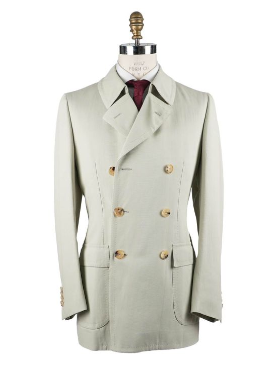 Cesare Attolini Cesare Attolini Beige Cotton Pa Fiber Overcoat Beige 000