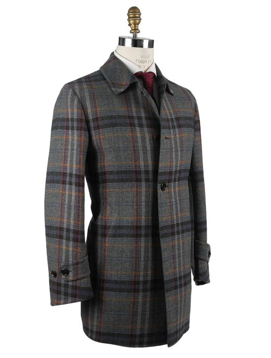 Cesare Attolini Cesare Attolini Multicolor Wool Overcoat Multicolor 001