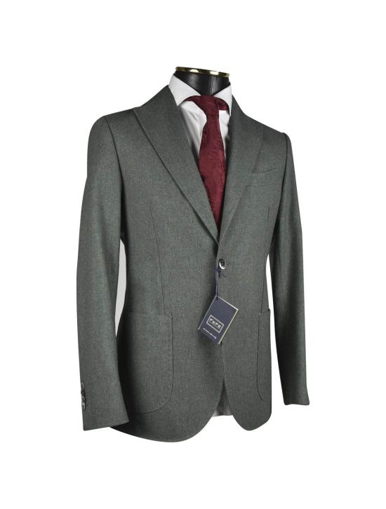 FeFè Napoli Fefè Green Wool Polyestere Blazer Green 001