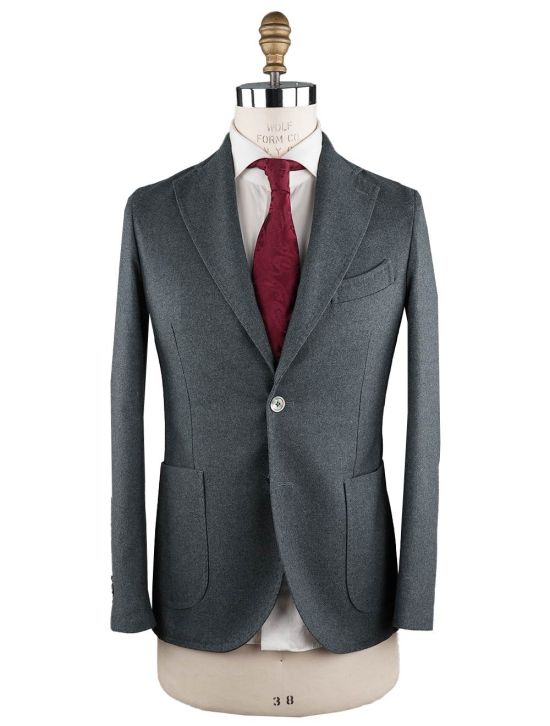 FeFè Napoli Fefè Gray Wool Pl Blazer Gray 000