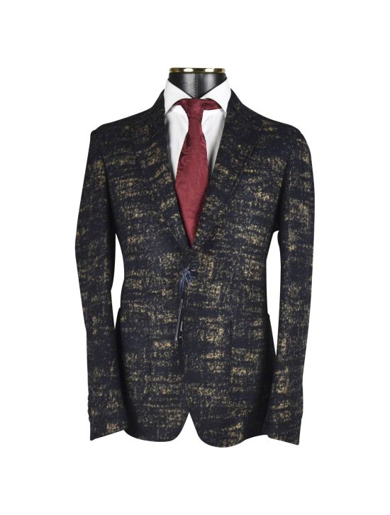 FeFè Napoli Fefè Multicolor Wool Polyamide Blazer Multicolor 000