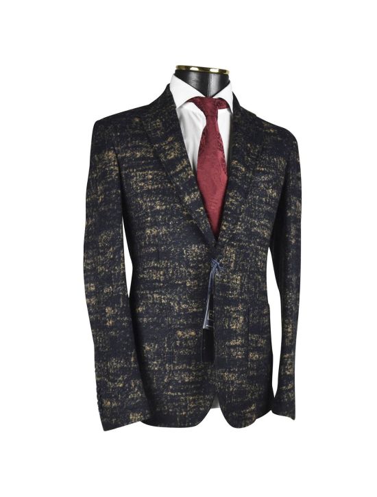 FeFè Napoli Fefè Multicolor Wool Polyamide Blazer Multicolor 001