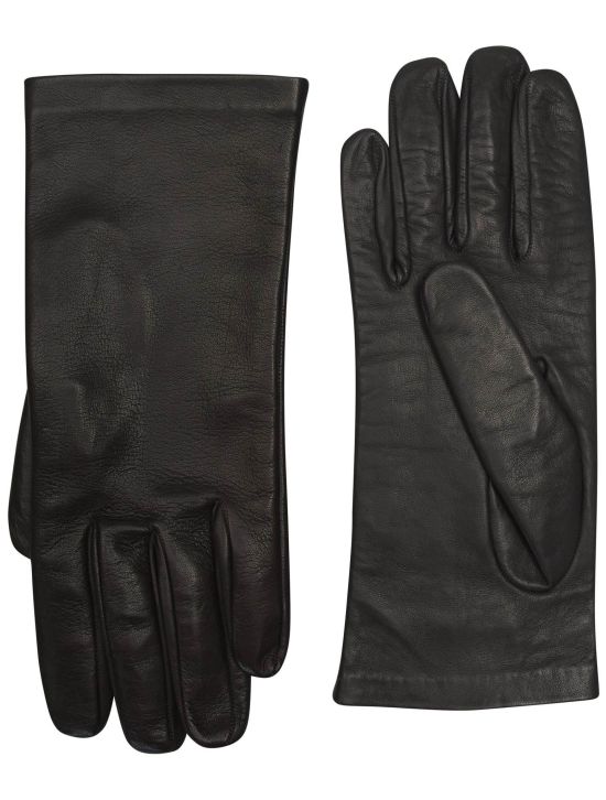 Kiton Kiton Brown Leather Gloves Brown 000