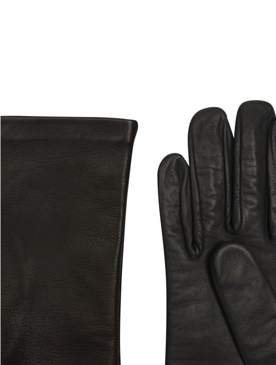 Kiton Kiton Brown Leather Gloves Brown 001