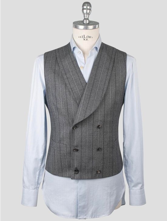 Isaia Isaia Gray Wool Vest Gray 000