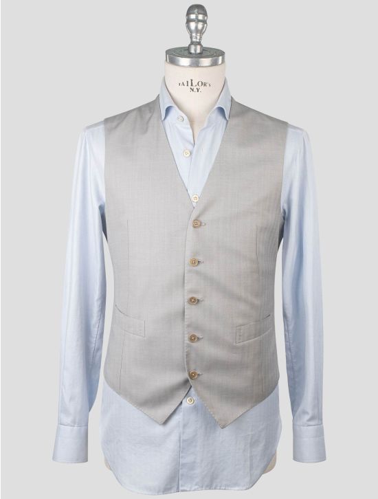 Isaia Isaia Gray Wool Vest Gray 000