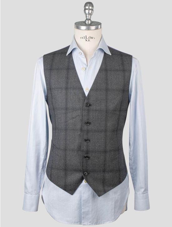 Isaia Isaia Gray Wool Vest Gray 000