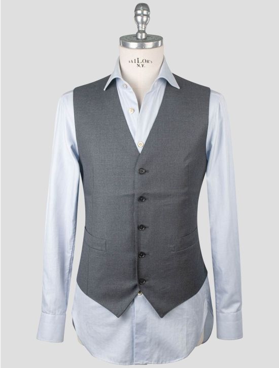 Isaia Isaia Gray Wool Vest Gray 000