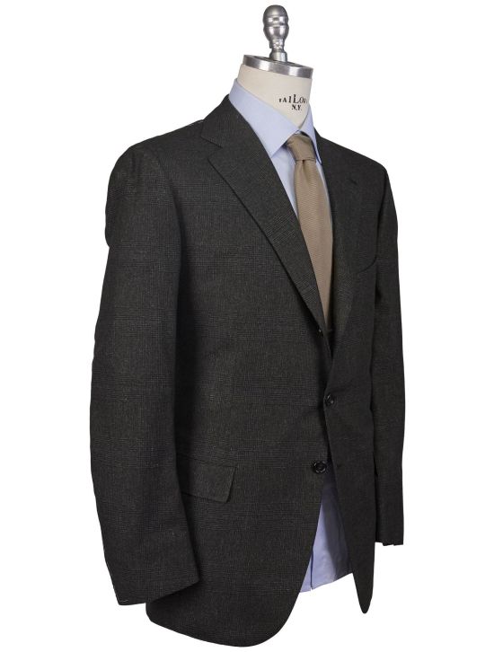 Cesare Attolini Cesare Attolini Green Wool Silk Cashmere Blazer Green 001